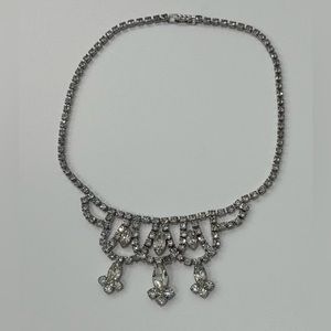 Vintage Weissco Rhinestone Necklace